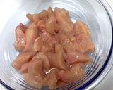 むね肉とブロッコリーのカレータルタル和え作り方1写真