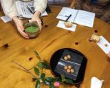 きな粉で洲浜(スハマ)茶会用お干菓子完成作り方1写真