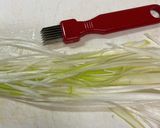 おつまみに♩焼き油揚げのピリ辛白髪葱のせ作り方2写真