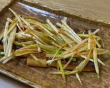 おつまみに♩焼き油揚げのピリ辛白髪葱のせ作り方11写真