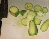 海老フライアボカドチーズキンパ作り方4写真