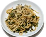 じゃこと大根葉の和風パスタ作り方4写真