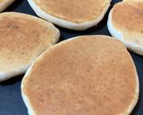 シンプルな米粉のバナナきな粉パンケーキ作り方5写真