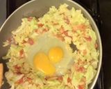 ベーコンのたまキャベ炒り卵炒め作り方8写真