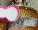 リカちゃん♡たらの水菜ポン酢蒸しꕤ*｡ﾟ作り方2写真