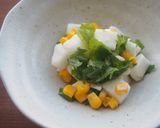 長芋・コーン・大葉ナムル♪シャキ食感♪作り方4写真