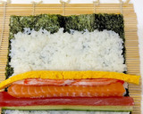 おうちで簡単 海鮮恵方巻き(太巻き)作り方5写真