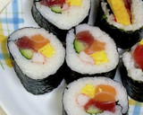 おうちで簡単 海鮮恵方巻き(太巻き)作り方13写真