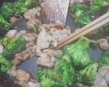 ブロッコリーの豚こま生姜風味作り方4写真