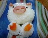 ぶぅ~ぶぅ~豚さんのお弁当♪作り方2写真
