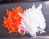 大根と人参のミルク味噌スープ作り方1写真