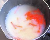 大根と人参のミルク味噌スープ作り方4写真