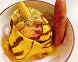 【節分】鬼のオムすび【鬼のパンツ柄】作り方12写真