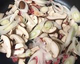 牛肉としいたけとネギの甘辛炒め作り方4写真
