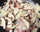 牛肉としいたけとネギの甘辛炒め作り方4写真