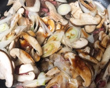 牛肉としいたけとネギの甘辛炒め作り方5写真