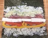 イタリアン恵方巻き/生ハムアボカド太巻き作り方9写真