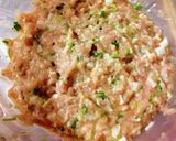 鶏挽き肉と長芋の具(餃子&つくねなど)作り方2写真