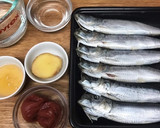イワシの丸干しあっさり梅煮（圧力鍋使用）作り方1写真