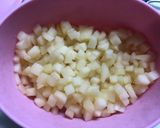 【離乳食 中期以降】角切りりんご作り方6写真