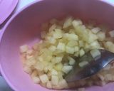 【離乳食 中期以降】角切りりんご作り方7写真