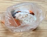 <健康レシピ>野菜と食べる鮭のセサミ焼き作り方2写真