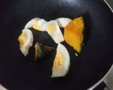 美味♡ゆで卵&かぼちゃチーズ炒め♡作り方2写真