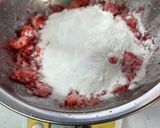 お花見　いちご蒸しパン　アレルギー対応作り方2写真