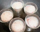 お花見　いちご蒸しパン　アレルギー対応作り方5写真