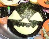 ✿おにぎり⇒ハロウィン弁当✿（キャラ弁）作り方1写真