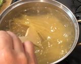 簡単料理 ベーコン小松菜クリームパスタ作り方6写真