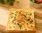 粉末コーンスープで冷凍作りおきトースト作り方3写真