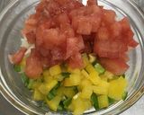レンジ調理☆野菜入り簡単オムレツ作り方1写真