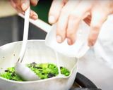 はなっこりーと海苔の敷餡レンチョウ唐揚げ作り方5写真