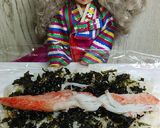 リカちゃん♡裏巻きキンパ(7種の具)作り方13写真