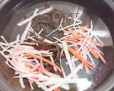 キクラゲとカニカマのとろとろ中華スープ♪作り方2写真