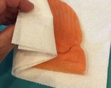 低温調理のサーモン(わさマヨソース)作り方4写真