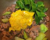 豚こま＆ふわ卵甘酢あんかけ丼作り方7写真