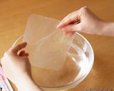 ライスペーパーで小さな腸粉（蒸し春巻き）作り方6写真
