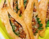 簡単おつまみ！油揚げの納豆はさみ焼き作り方2写真