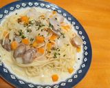 フライパン一つ♪クラムチャウダー風パスタ作り方11写真