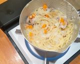 フライパン一つ♪クラムチャウダー風パスタ作り方9写真