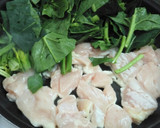 柔らかむね肉と、ほうれん草の生姜焼き！作り方4写真