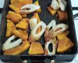 10分お弁当おかず！南瓜・竹輪の甘辛炒め作り方2写真