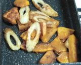 10分お弁当おかず！南瓜・竹輪の甘辛炒め作り方3写真