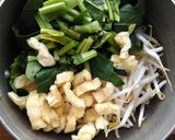 もやし・ほうれん草のお味噌汁♪作り方2写真