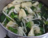 もやし・ほうれん草のお味噌汁♪作り方3写真