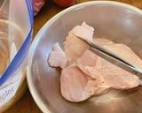 片手で鶏胸肉のピカタ彡作り方2写真