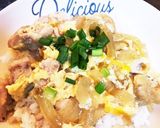 めんつゆで汁だく親子丼〜♪作り方5写真