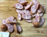 キャベツとウィンナーのスープ作り方1写真
